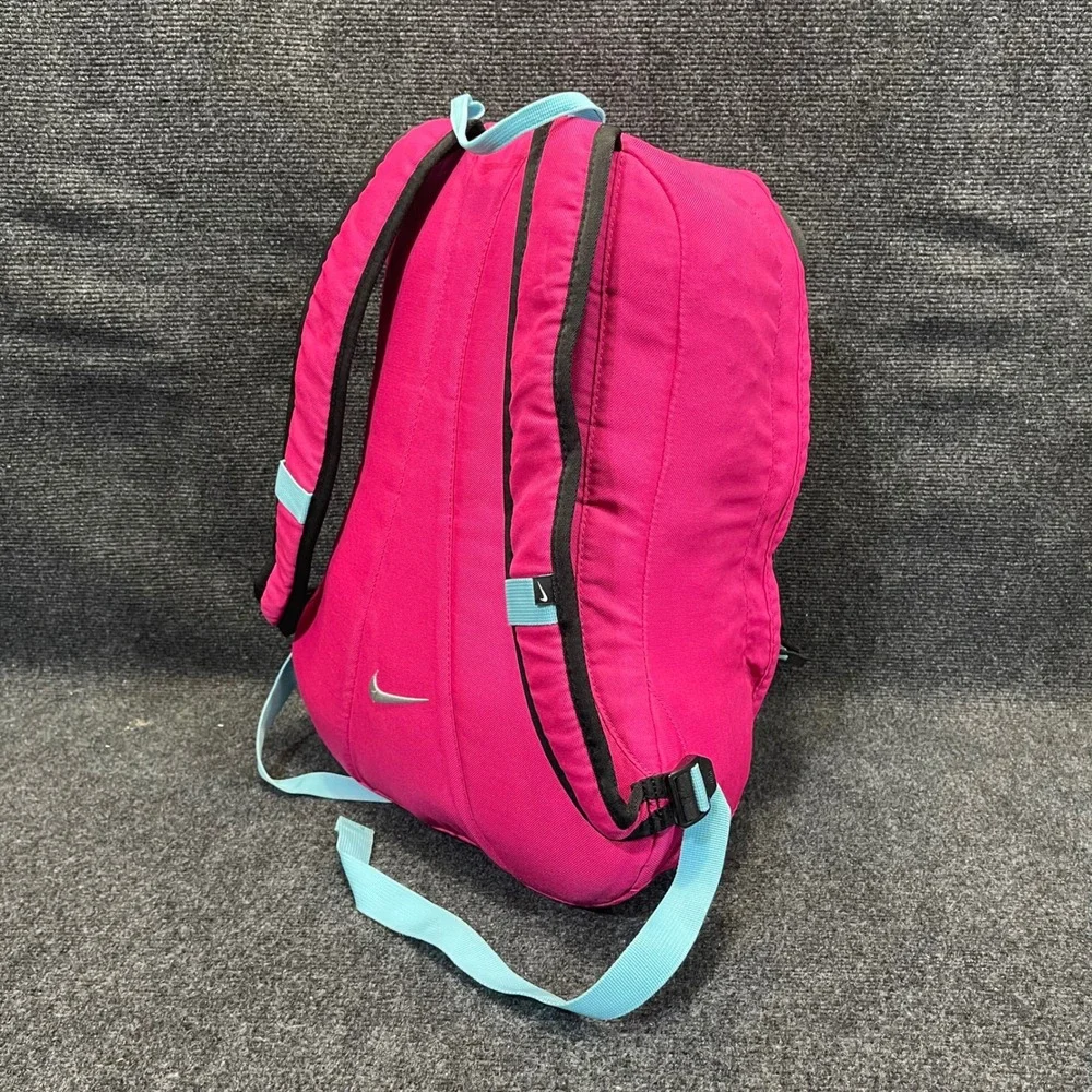 Nike BZ9494-644 Hayward‎ Futura Backpack Pink/Teal Logo School Gym Bag Daypack